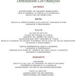 Menu Restaurant Ziryab Rabat June 2023 392923